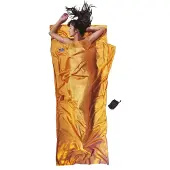 Cocoon lett reisesovepose, rektangulær, 220 x 90 cm, 100 % SILKE, solnedgang