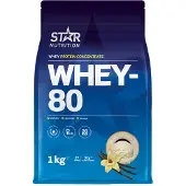 Star Nutrition Whey-80 Myseprotein 1 kg