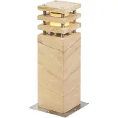 QAZQA Moderne utendørs gulvlampe sandstein 40 cm - Grumpy