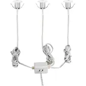 Eglo CHANGO innbyggingsspot Ø32, sett 3x1W 3x100LM IP44, hvit