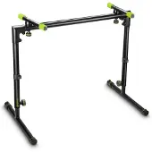 Gravity GKSTS01B, Tastatur, Svart, Rustfritt stål, Gulv, 90 kg, 950 - 1300 mm