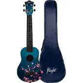 Flight TUSL-32 Travel Long Neck Soprano Ukulele Sakura