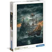 Clementoni Puslespill Med Piratskip 1500 Stykker