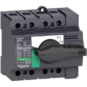 Schneider Electric 28904, Rullespaksbryter, 3P, Koblet med ledninger (ikke trådløs), Sort, Grå, IP40, Støvresistent