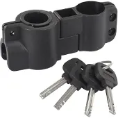 Masterlock 8195EURDPRO, U-lås, Svart, Stål, Vinyl, 1,3 cm, Nøkkel