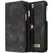 CASEME iPhone 7 Plus / iPhone 8 Plus 2-in-1 Lommebok-deksel - Grå