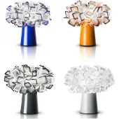 Slamp Clizia – design-bordlampe, opal