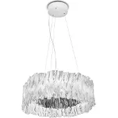 Slamp Accordéon LED-hengelampe sølv 3.000 K