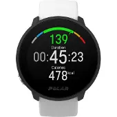 Polar Unite - Sportsur med bånd - silikon - hvit - båndbredde: S/L - Bluetooth - 32 g