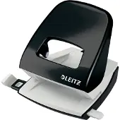 Leitz WOW 5008 - Hullstanser - 30 ark / 3 mm - plast, metall - svart