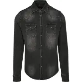 Brandit Riley Denim Skjorte Med Lange Ermer