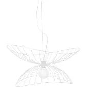 Globen Lighting pendellampe RAY, hvit, Ø 70 cm