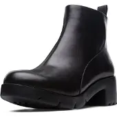 Camper for woman. K400228-004 Wanda leather ankle boots black (38), 1 to 3 cm, 3 to 5 cm, Zip, Casual