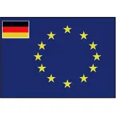 Talamex Europeer Med Lite Tysk Flagg