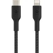 Belkin BoostCharge USB-C to Lightning Cable - Braided - 2m - Black