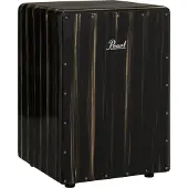 Pearl Boom Box Cajon Artisan Zebra Wood Finish