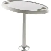 VETUS Ovalbord Med Fast Sokkel 68 Cm
