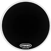 Evans Resonant Black Bass Drum Head 22"
