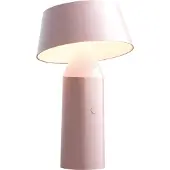 Marset Bicoca LED-batteridrevet bordlampe, blekrosa
