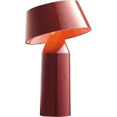 Marset Bicoca LED-bordlampe batteri, vinrød