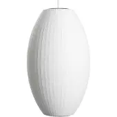 HAY pendellampe Nelson Cigar Bubble L, Ø 38 cm, hvit