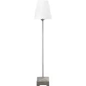Konstsmide Terrasselampe Lucca, grå, høyde 130 cm, metall, IP44