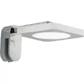 Eglo Cabus, Overflatebehandlet, 3000 K, IP44, Kromfarget, Satin Stål