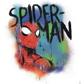 RoomMates Spiderman Classic graffiti veggklistremerker