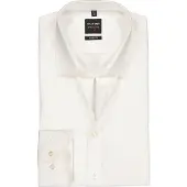 Olymp Level Five Skjorte Body-Fit Off White Off-white Størrelse