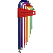 Baier PB stiftnøglesæt L+K Rainbow 1,5-10 mm