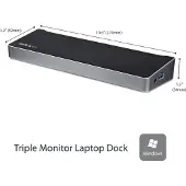 StarTech.com Triple Monitor Usb 3.0 Dokkingstasjon