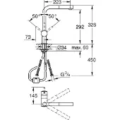 GROHE Minta etgreb køkkenvask l-tud