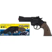 Cpa Toy Politiet Avfyrer 12 Skudd-svart
