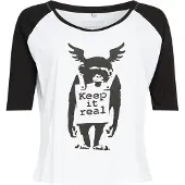 Mc Clothes Banksy´s Graffiti Ape Raglan Kortarmet T-skjorte