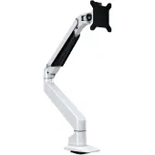 Multibrackets M VESA Gas Lift Arm Single - Monteringssett (leddarm, skrivebordsklemmemontering) - for LCD-skjerm - aluminium - hvit - skjermstørrelse: 15-32