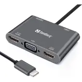 Sandberg USB-C MultiPort Docking Station