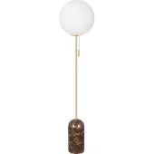 Globen Lighting gulvlampe Torrano, brun, høyde 145 cm