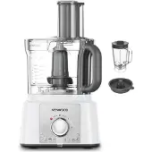 Kenwood MultiPro Express, 3 l, Rustfritt stål, Hvit, Rotasjon, 1,5 l, 1,5 l, 2 disker