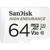 SanDisk High Endurance microSDXC Class 10 UHS-I U3 V30 64GB