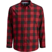 Jack & Jones Gingham Plus Size Skjorte Med Lange Ermer