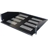Toten Fast hylle for G-serien, 2U, 381 mm dybde, for 600 mm og oppover