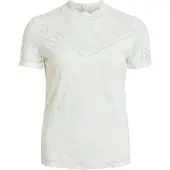 Vila Vistasia Blonde Kortermet Topp