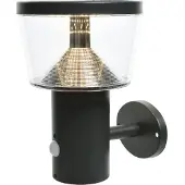 Décoris Solar 600 Lumens Solcelle Bevegelsessensor Vegglampe