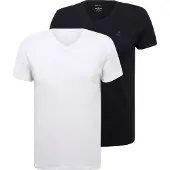 Gant 901002118 Kort Ermet V-hals T-skjorte