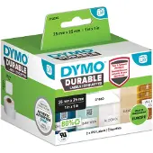 Dymo LabelWriter Durable kvadratiske multifunksjonelle etiketter, 25mm x 25mm