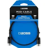 BOSS BMIDI-PB2 2ft / 60cm MIDI-Kabel med Justerbar Kabelvinkel