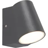 QAZQA Moderne utendørslampe antrasitt inkl. LED med skumringsbryter - Uma