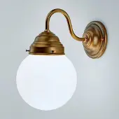 BERLINER MESSINGLAMP Vegglampe Larry av messing