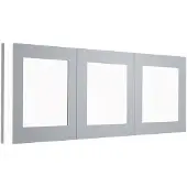 HELL LED-vegglampe Quadro, 65x22 cm