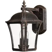 HINKLEY Utendørs vegglampe Wabash M, høyde 34,9 cm